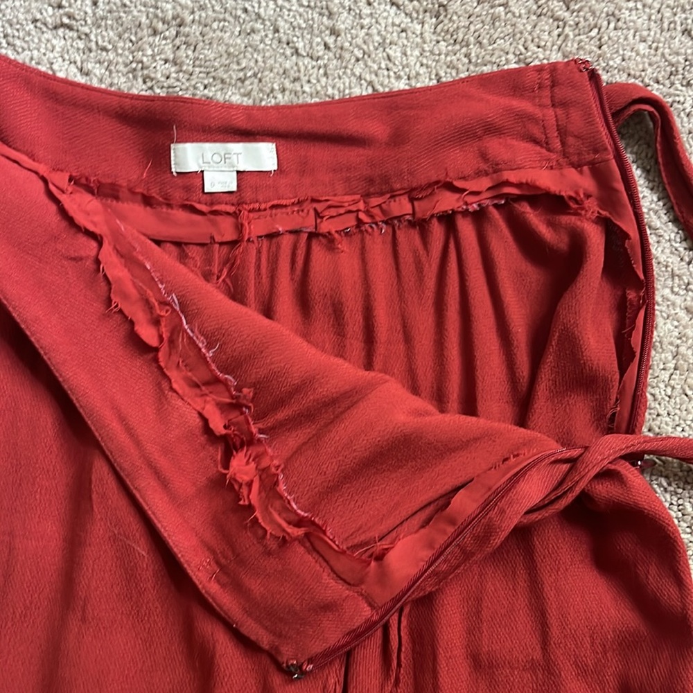 LOFT Faux Wrap Skirt - Picture 3 of 5